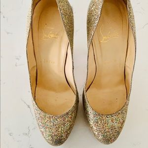 Christian Louboutin Bibi 140 Glitter